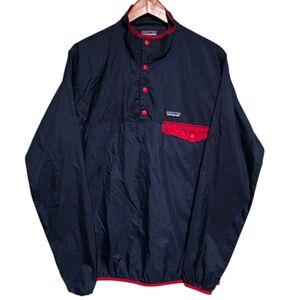 Patagonia Houdini Snap-T Pullover Stone Blue New Navy Size Medium